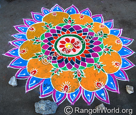 Freehand Rangoli