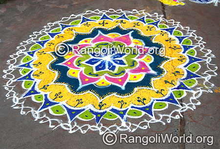 Freehand Rangoli