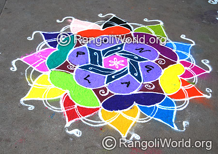 Freehand Rangoli