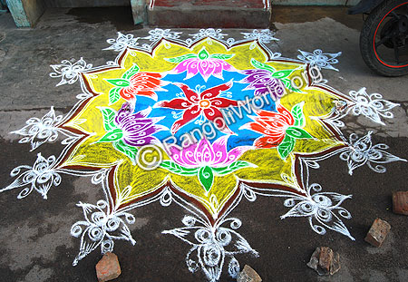 Lotus Rangoli