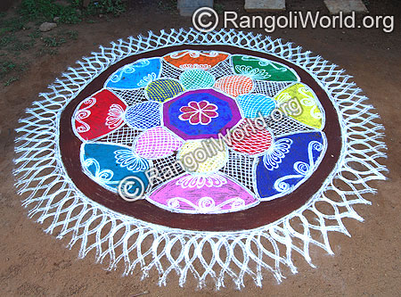 Freehand Rangoli