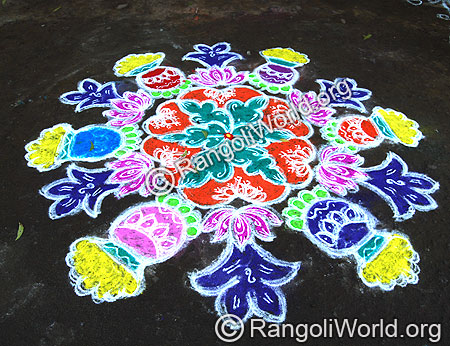 Pongal Theme kolam