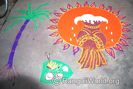 Pongal Rangoli