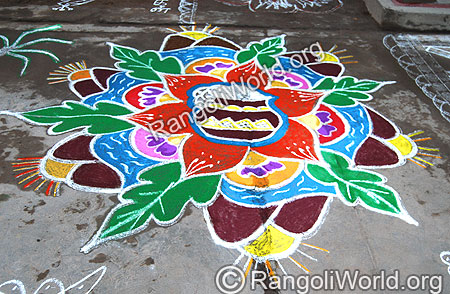 Pongal Theme Rangoli