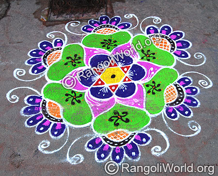 Freehand Rangoli