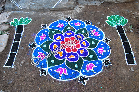 Freehand Rangoli
