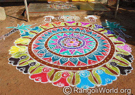 Freehand Rangoli
