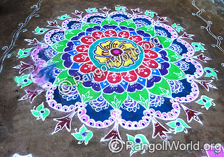 Freehand Rangoli