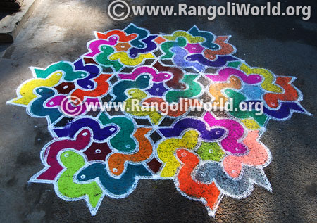 Big kolam rangoli jan2017