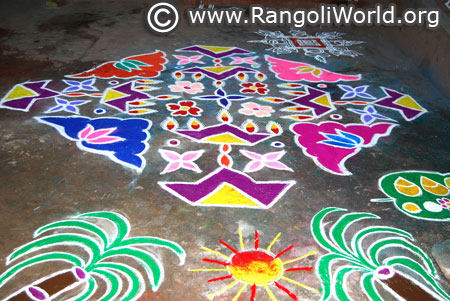 Pongal deepam kolam jan2018