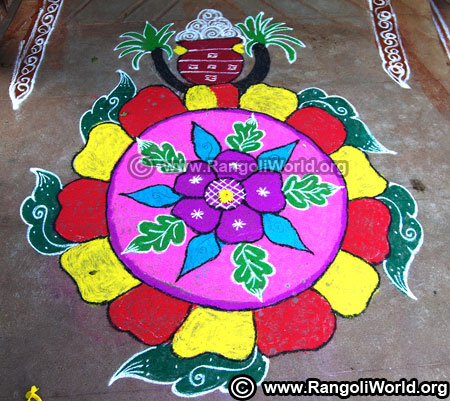Pongal pot rangoli design 2019