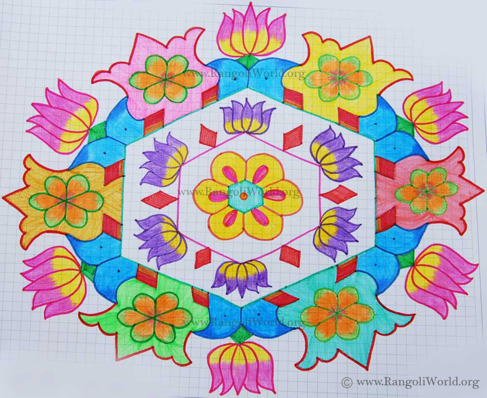 Lotus Kolam