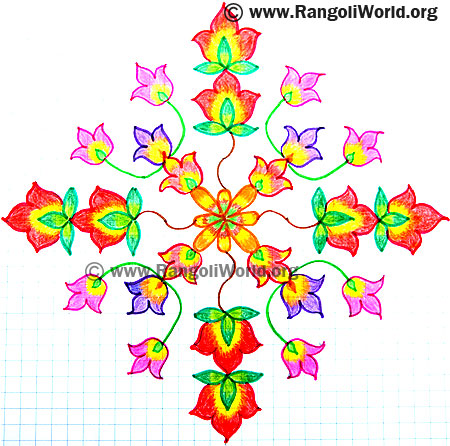 Flowers Kolam