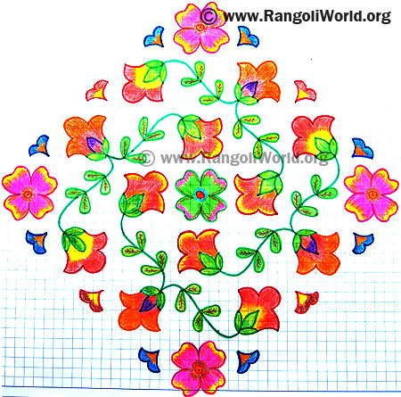 Flowers Kolam