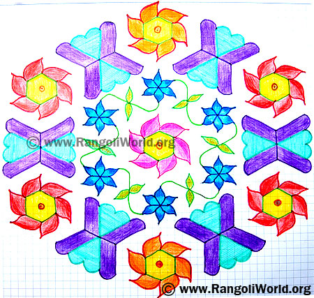 Flowers Kolam