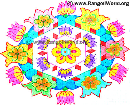 Lotus Kolam