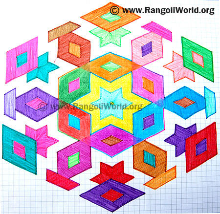 Star Diamond Kolam