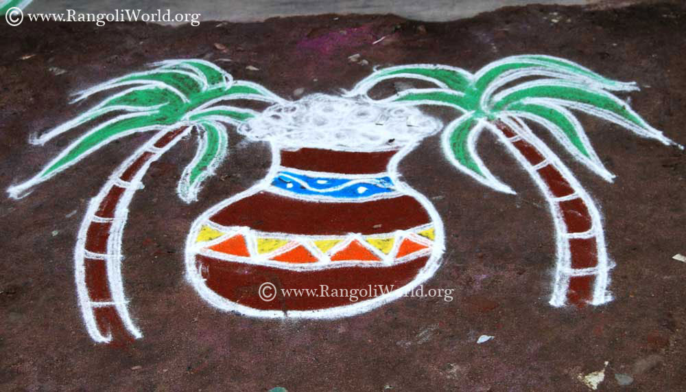 pongal rangoli