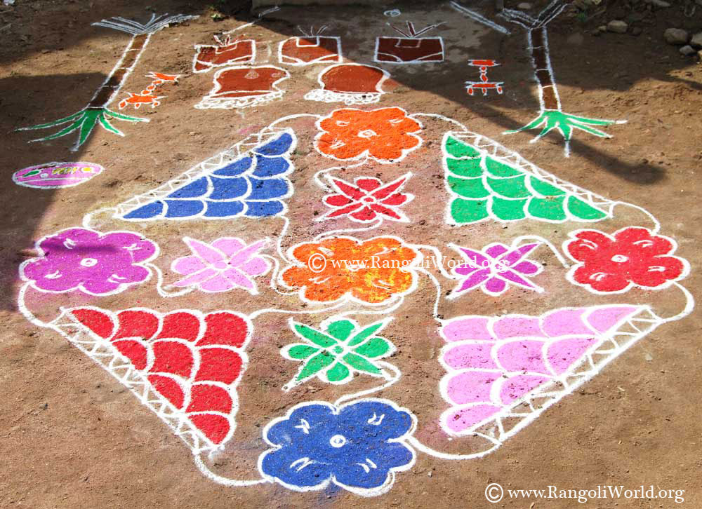 pongal rangoli