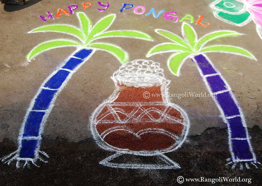 pongal rangoli