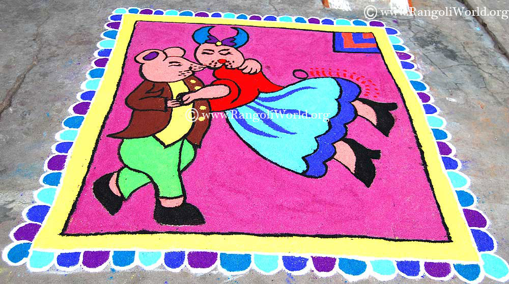 pongal rangoli