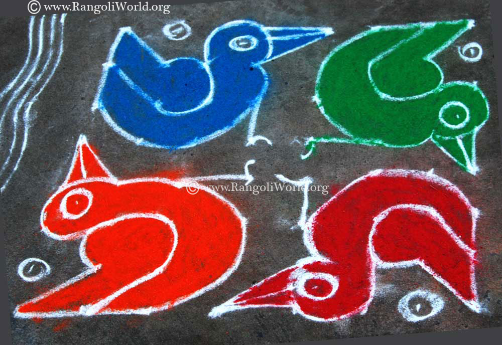 pongal rangoli