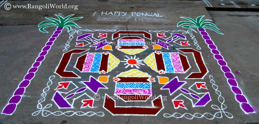 pongal rangoli