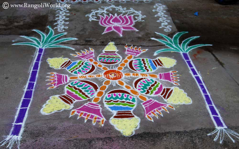 pongal rangoli