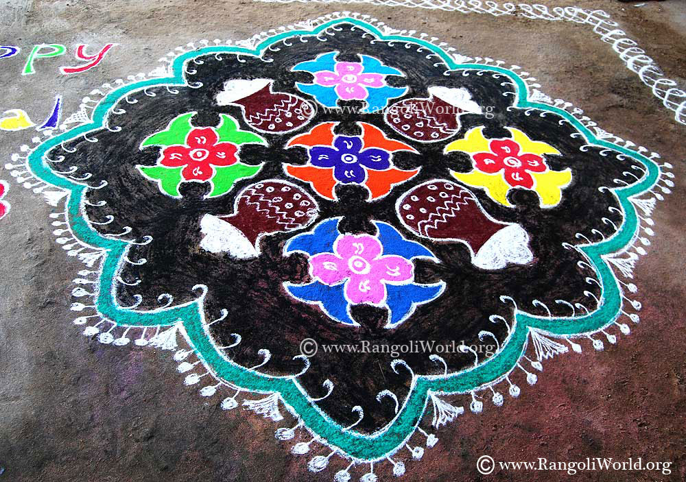 pongal rangoli