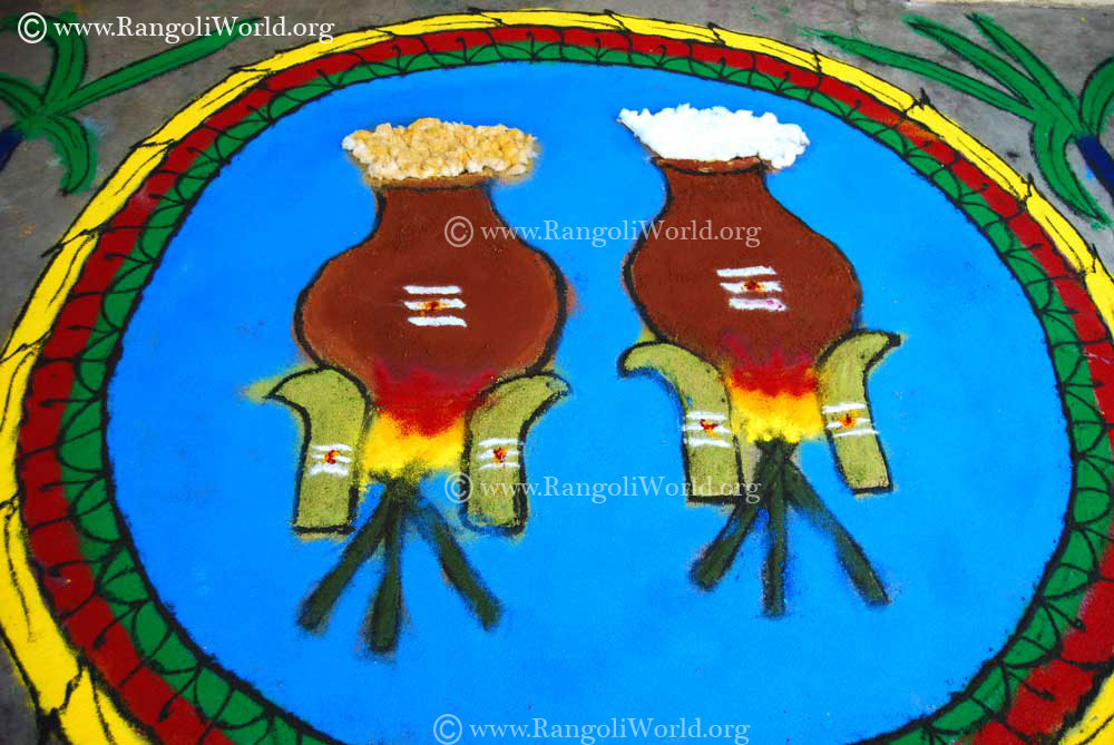 pongal rangoli