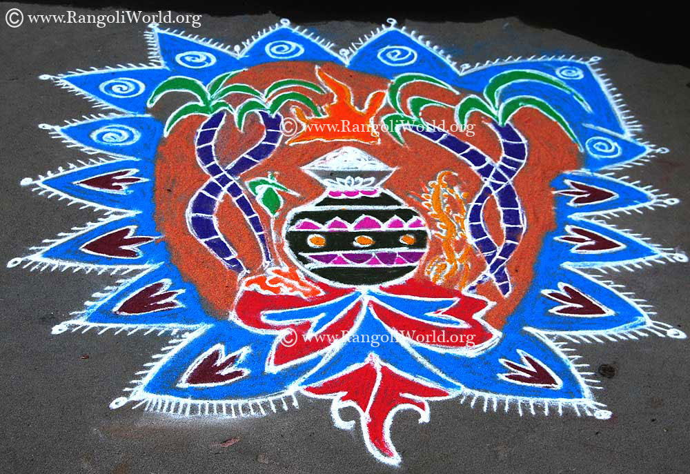 pongal rangoli