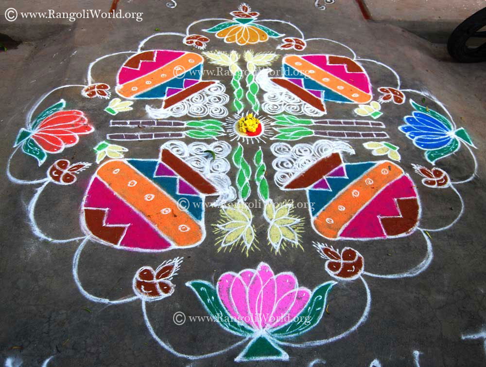 pongal rangoli