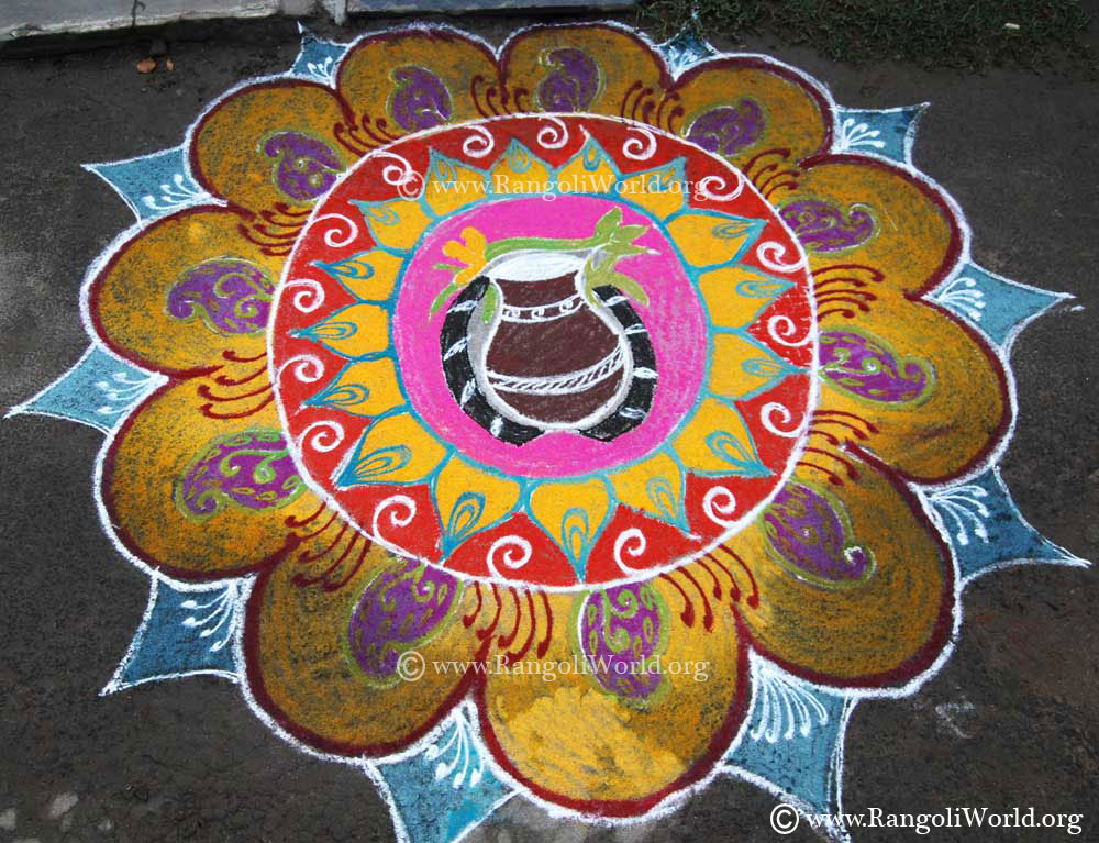 pongal rangoli
