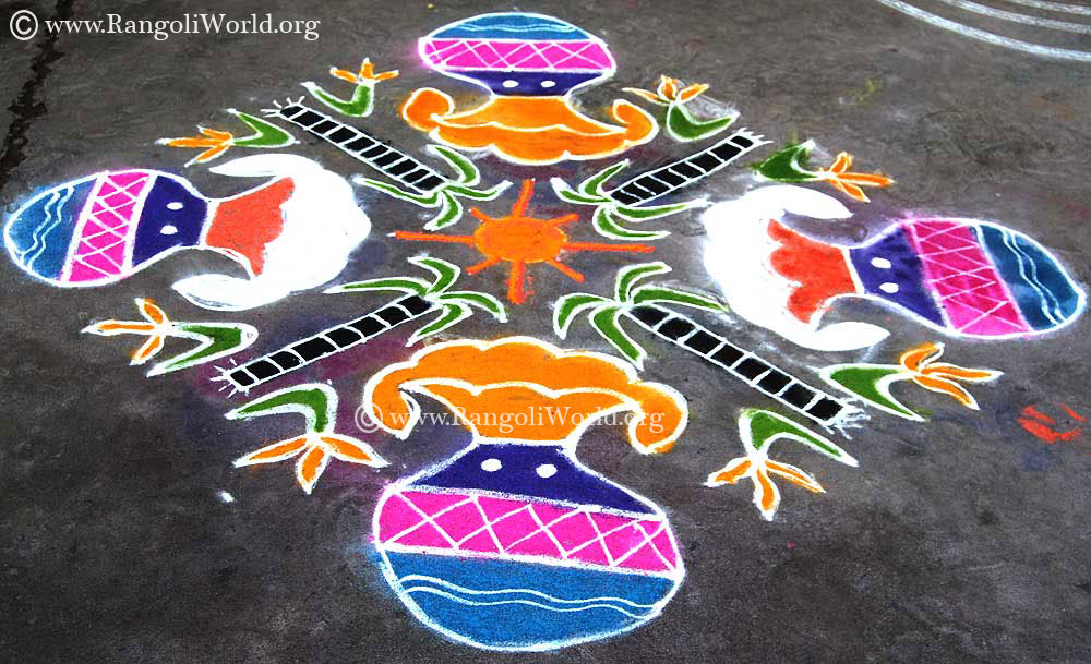 pongal rangoli