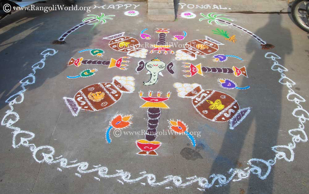 pongal rangoli