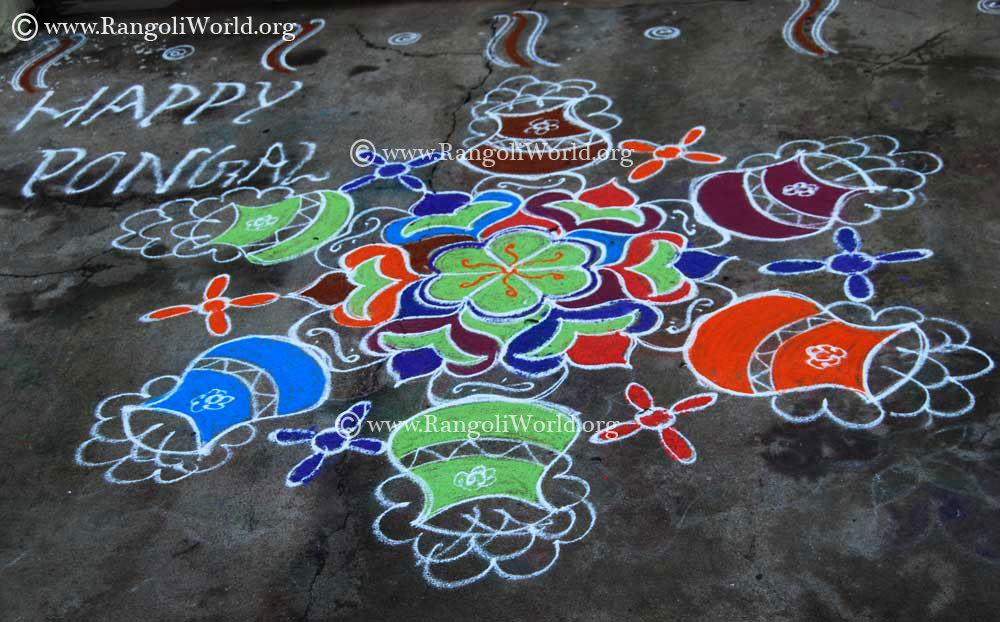 pongal rangoli