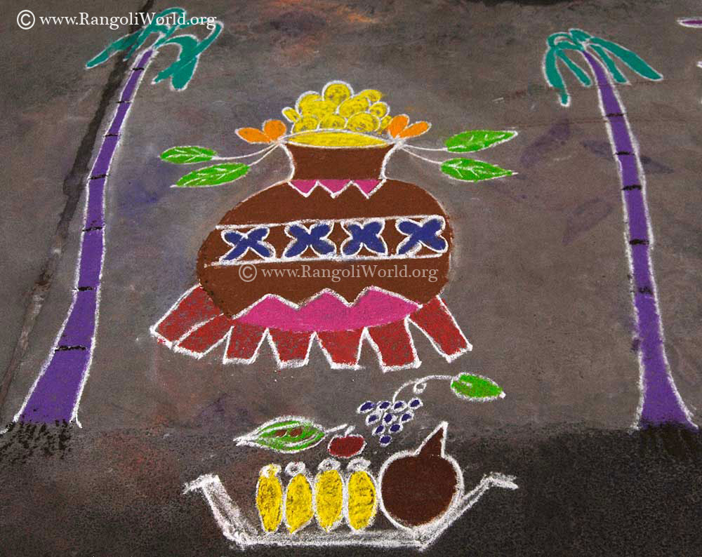 pongal rangoli