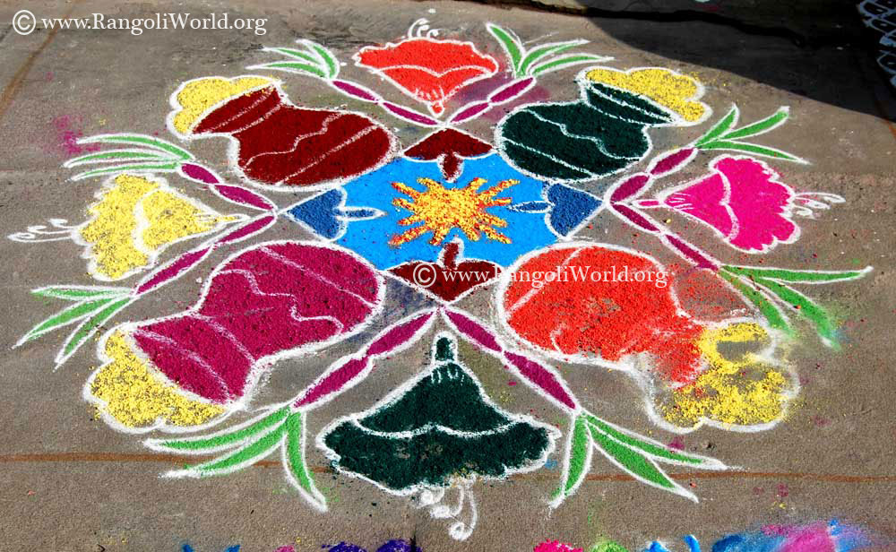 pongal rangoli