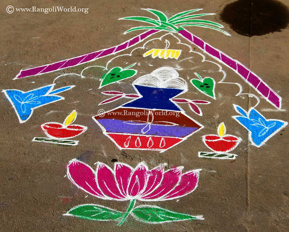 pongal rangoli