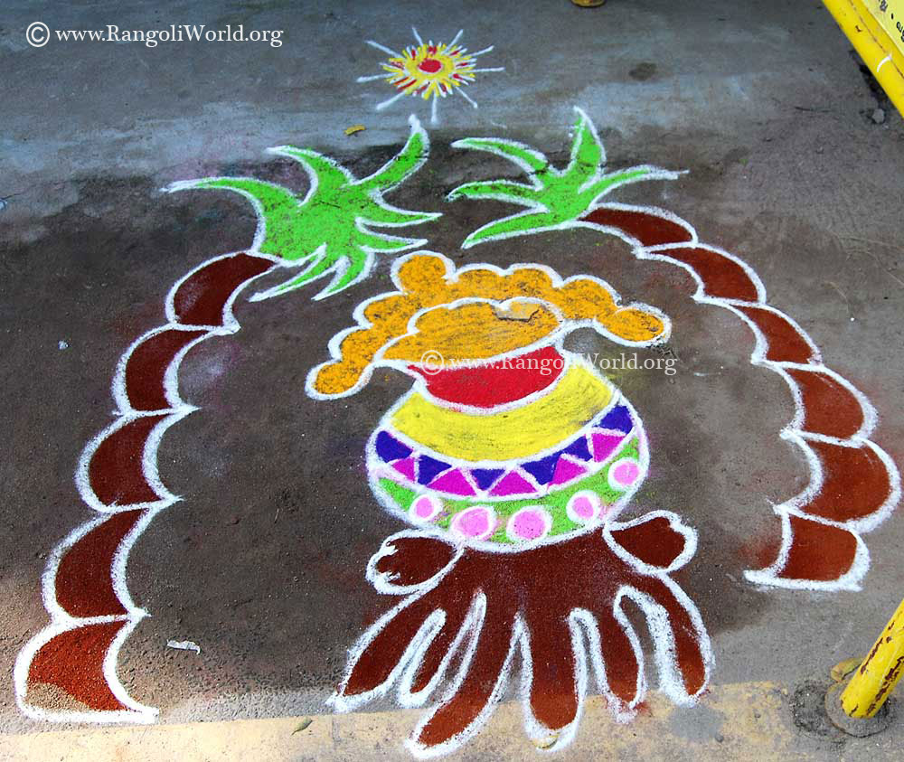 pongal rangoli