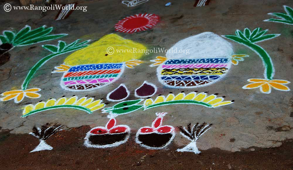 pongal rangoli