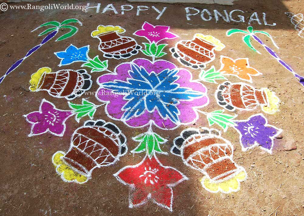 pongal rangoli