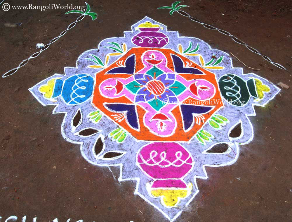 pongal rangoli