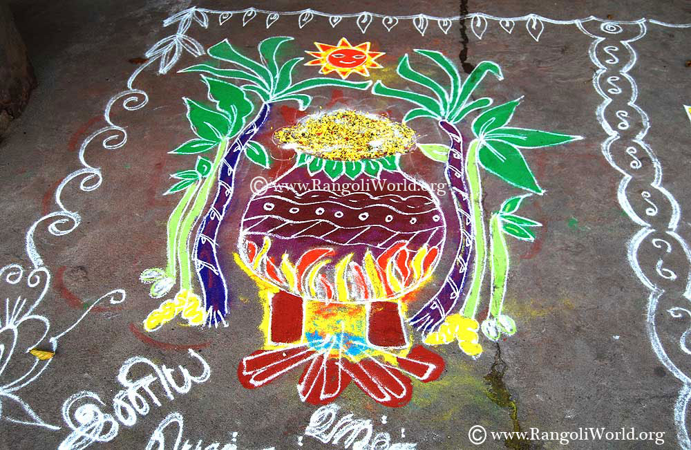 pongal rangoli