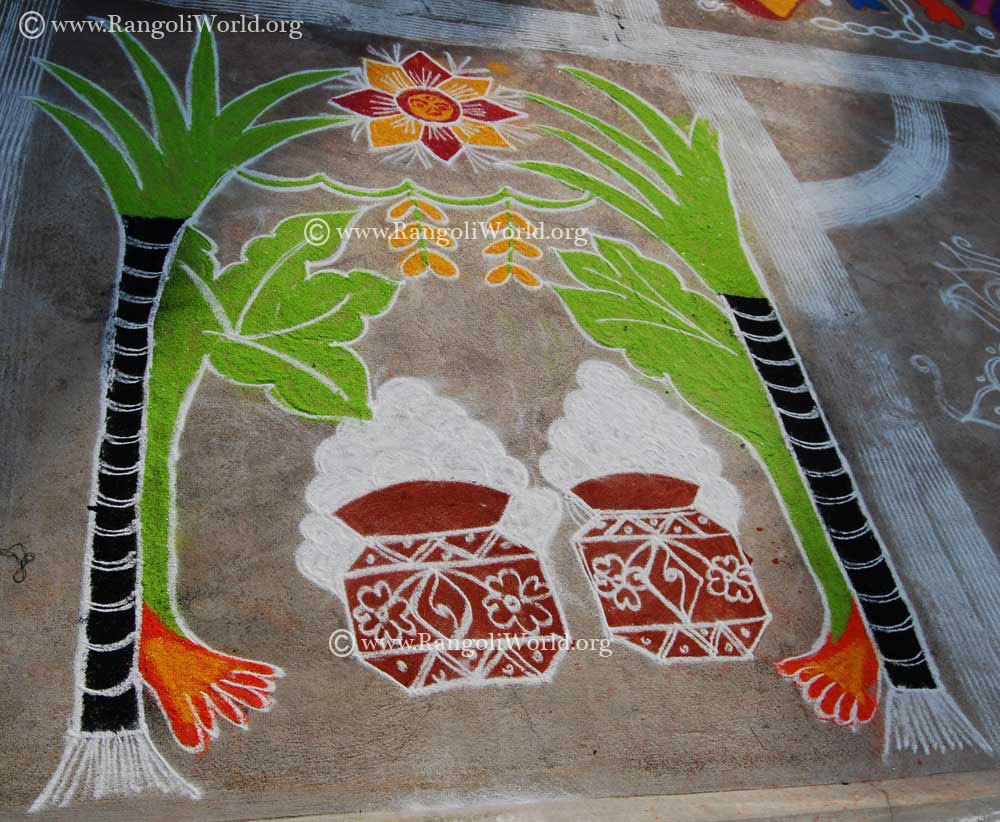 pongal rangoli
