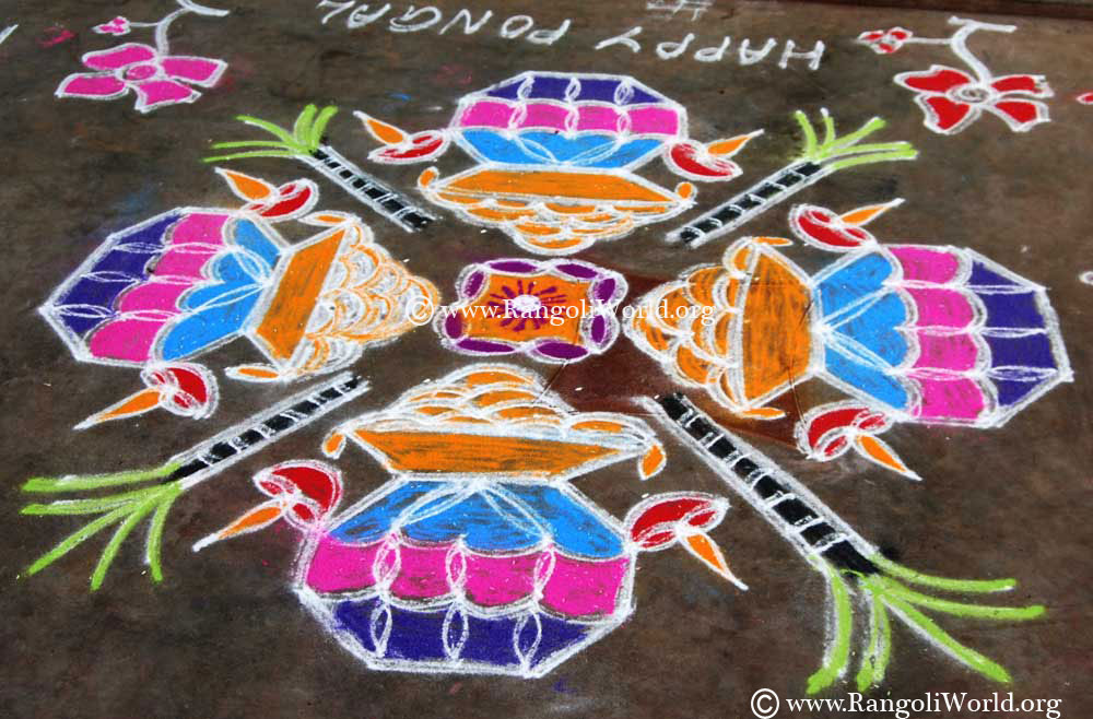 pongal rangoli