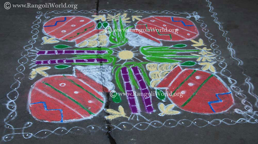 pongal rangoli