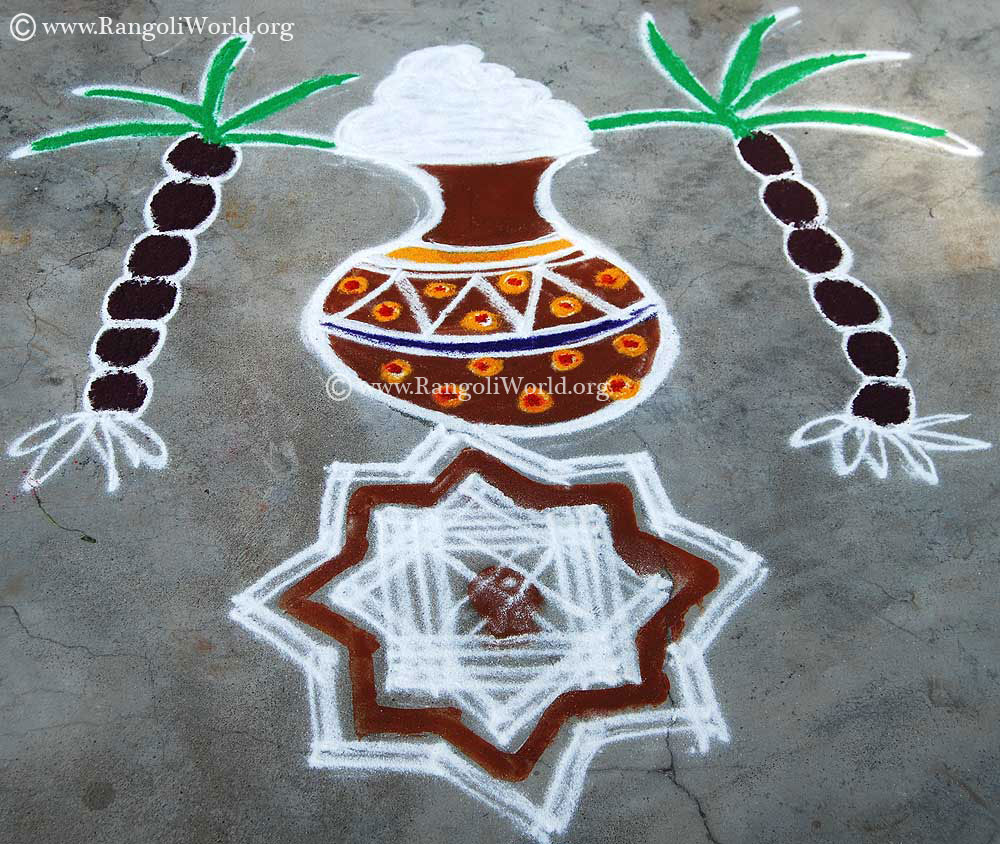 pongal rangoli