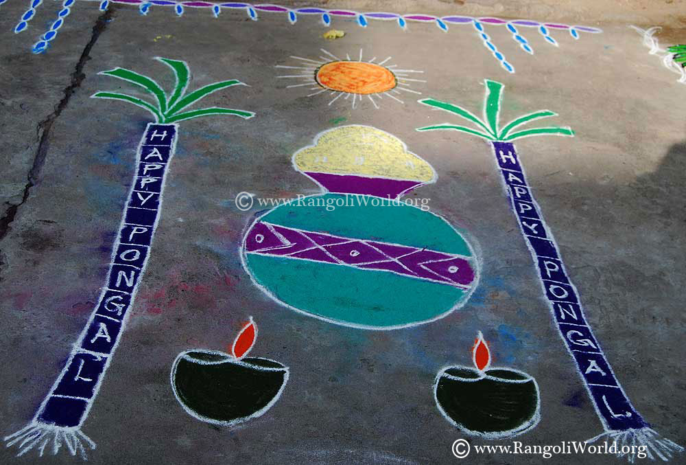 pongal rangoli