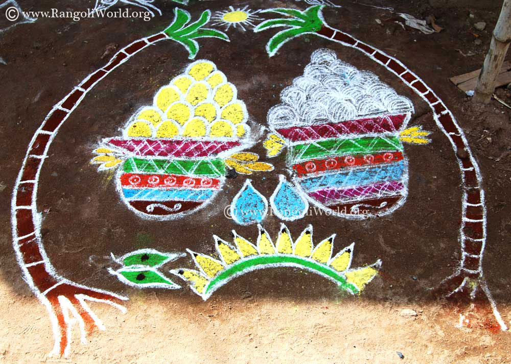 pongal rangoli